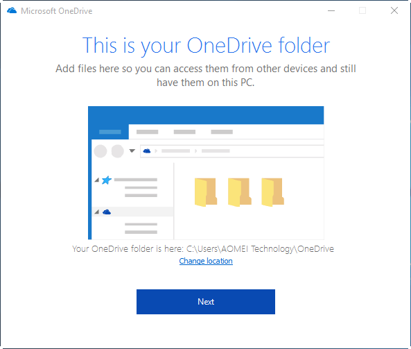 new onedrive sync client checkout local file